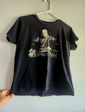 Black Graphic Tee with 'Inconceivable!' - The Princesd Bride Collectible Vintage